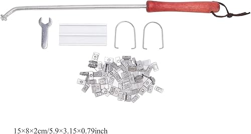 Miniatura 3 de CHICIRIS Hierro de marca de carne para barbacoa, hierro de marca personalizado de acero inoxidable con letras intercambiables para hamburguesa de