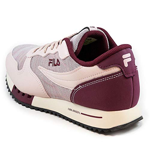 Fila Euro Jogger Sport, Tênis Feminino, Rosa (Smoke/Wine), 35