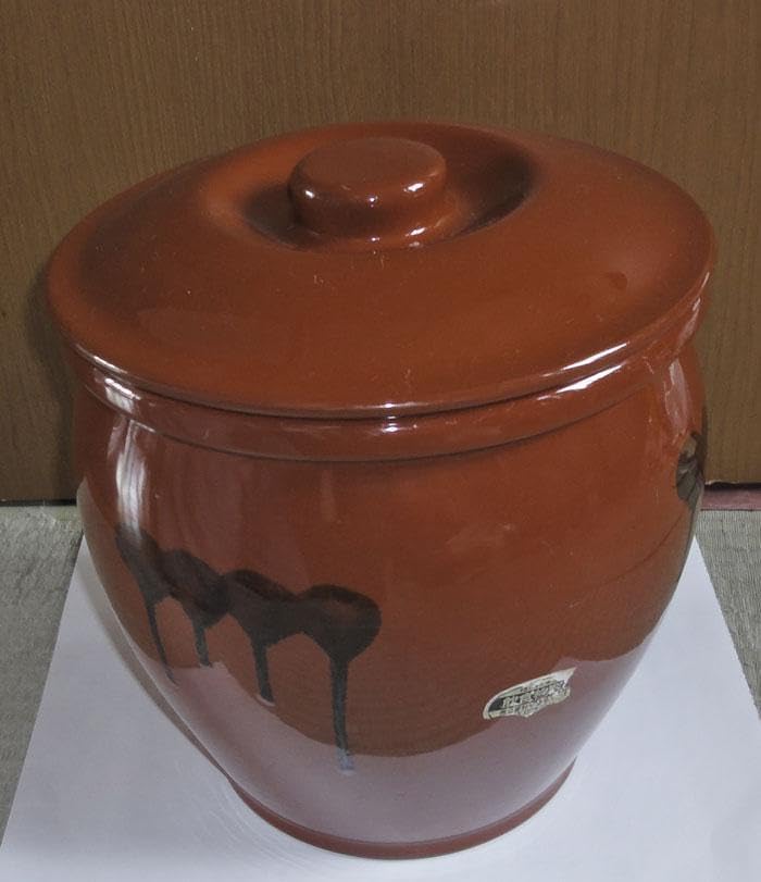 常滑焼 久松窯 キュウマツ 丸壺蓋付 4号