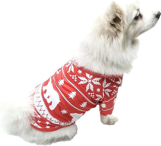 Women Red White 2025 Christmas Tree Santa Fireworks Family Christmas Pjs Matching Sets Xmas Holiday Pajamas for Adult Kids Baby Dog Family Sleepwear Home Loungewear Outfits 3XL - Image 6