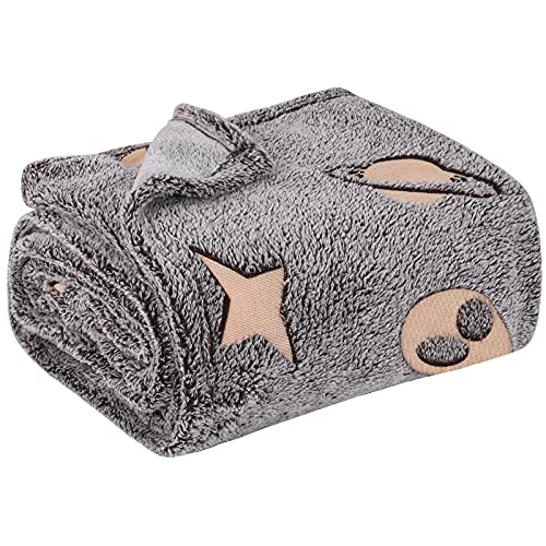 Kanguru Glow in The Dark Throw Blanket,Super Soft Warm Cozy Fuzzy Plush Butterfly Pattern Blanket, for Teens Kids Women Girls Best Friend Birthday