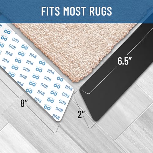Everlasting Comfort RG 8 Pack Non Slip Rug Grippers For Wood Floors And Tile Floors thumb #7