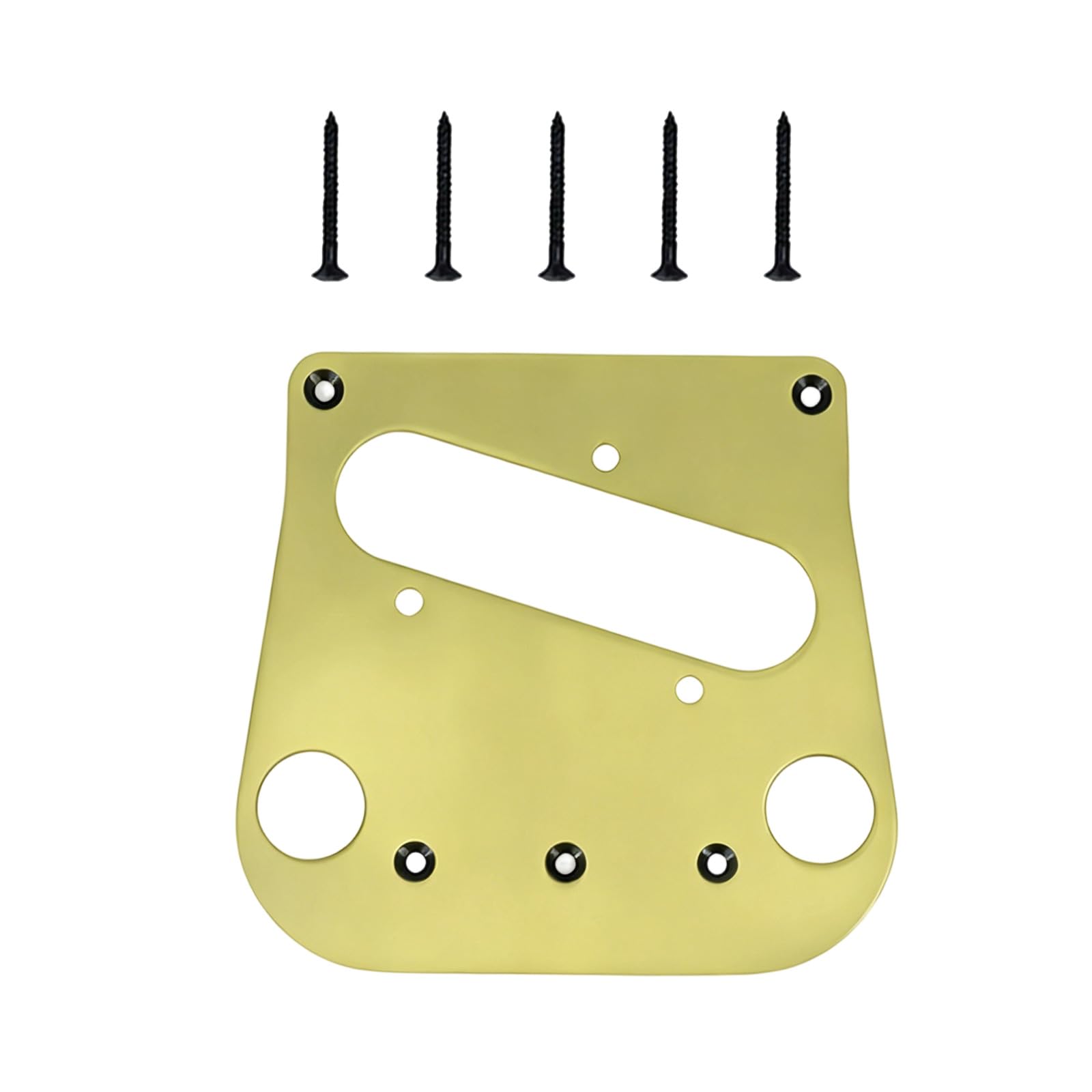 BWANGIAO Electric Guitar Bridge Base Plate Adapter Metal Mounting Plate For Enhanced Tone And Stability Easy Installation