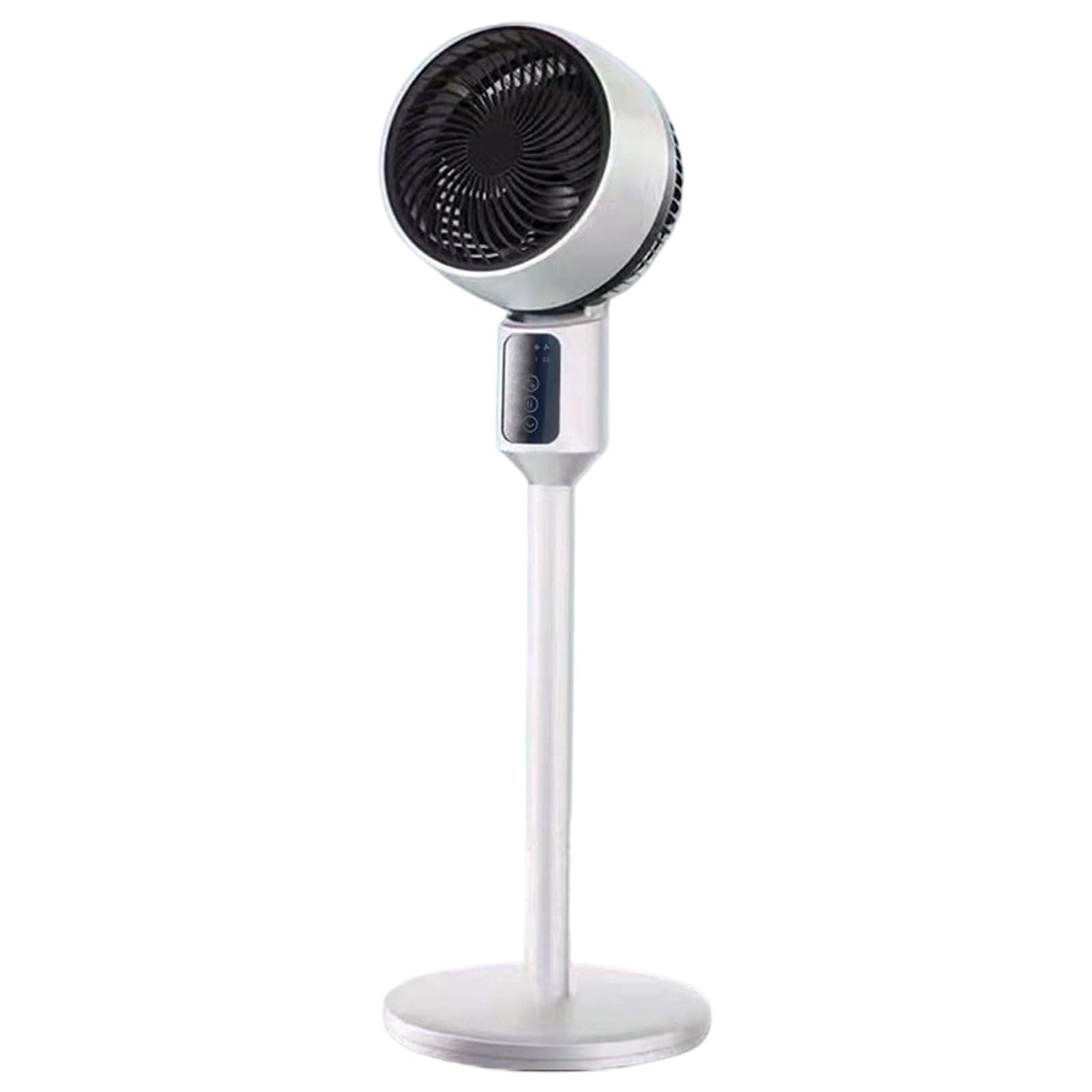 Ventilatore USB portatile in piedi regolabile in altezza circolazione dell'aria silenziosa per casa, camera da letto, scrivania, spazio di lavoro con testa oscillante, impostazioni di velocità