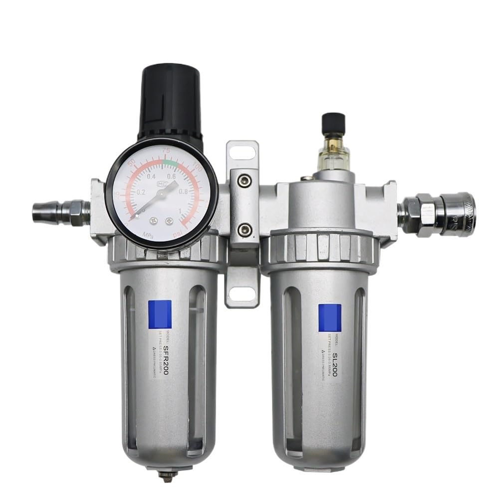 SFC-400 SFC-300 SFC-200 Air Compressor Air Filter Regulator Oil Water Separator Trap Filter Regulator Valve Automatic Drain(SFC-400 NOJOINT)