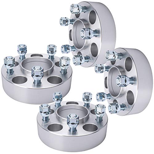 IRONTEK 1.5'' 5x114.3mm Wheel Spacers for Ford Lincoln Mazda (5x4.5 1/2" x20 Studs 70.5mm Hub Bore) for Ford Mach I/Mustang/Edge/Crown Victoria, Mazda Navajo/B2500/B3000/B4000, Lincoln Mark 7/Aviator