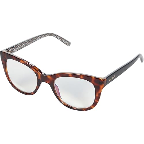 Kate Spade New York Women's Odessa Blue Light Readers Oval Reading Glasses