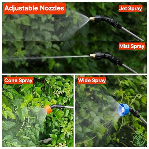 Image of Yo Green Electric Operated 20 Litre Knapsack Sprayer 12V 12Ah Double Motor Pump High Pressure 20 Feet Spray Range Rechargeable Agricultural Spray Pump for Gardening & Sanitization (20 Liter -Orange)