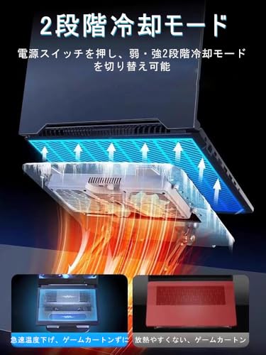 GATHERATER ノートパソコン用冷却パッド DNZJ001 の商品画像 4