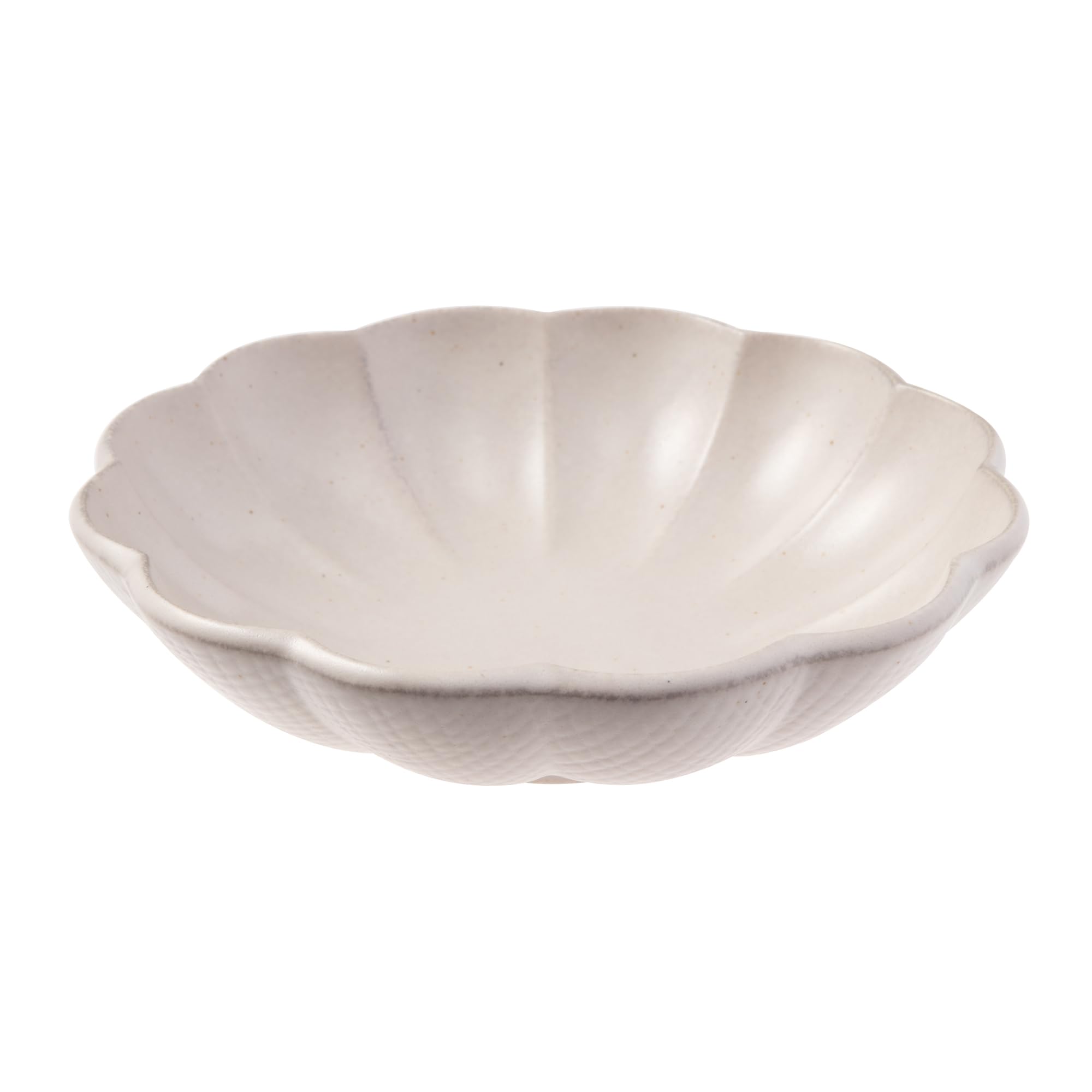 Rinka Serving Bowl 7.1" Cloth-Textured Mino Ware