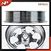 A-Premium Power Steering Pump Pulley Compatible with Honda Accord 2003-2007, CR-V 2002-2011, Element 2003-2011 & Acura RDX 2007-2012, RSX 2002-2006, TSX 2004-2008, 2.0L 2.3L 2.4L