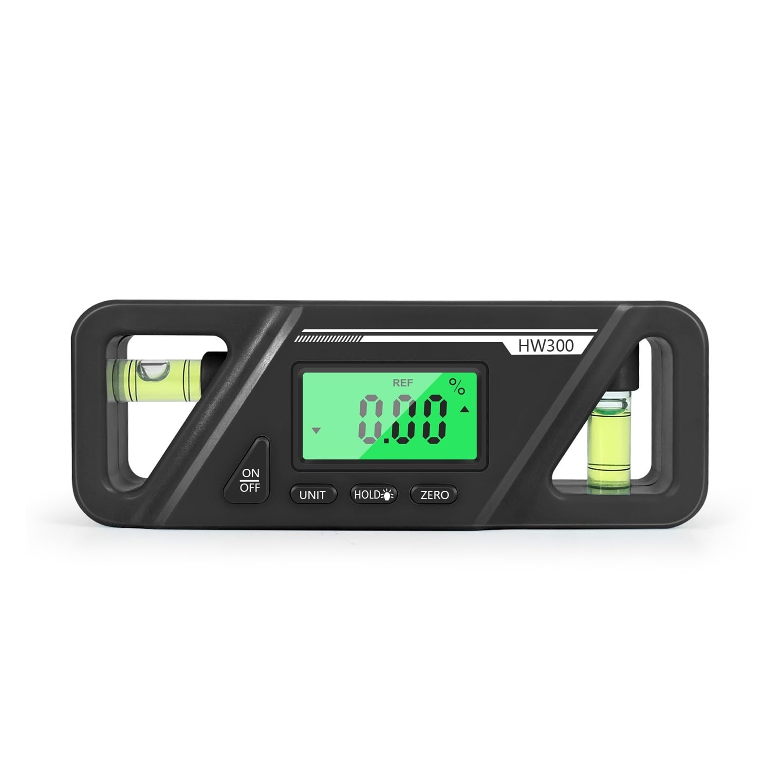 Bnvewr Black Digital Angle Finder, Digital Inclinometer Magnetic Electronic Goniometer Lcd Angle Meter Backlight Protractor Slope Conversion,Inclinometer(Black)