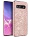 BENTOBEN Case for Galaxy S10 Plus, Slim Lightweight Stylish Rugged Shockproof Luxury Glitter Shiny Bling Cute Pretty Protective Girls Women Phone Cover for Samsung Galaxy S10+ 6.4 inch 2019- Rose Gold