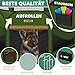 Lovpet® Welpenlaufstall Tierlaufstall Faltbar für Kleintiere Hunde, Katzen Inkl. Hundenapf und Fleece Decke Hundelaufstall Freigehege Oxfordgewebe Pop-up System Indoor & Outdoor, Khaki