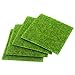 Produktbild FineInno 4 Blätter Kunstrasen Rasenteppich Artificial Grass Rollrasen Synthetic Lawn Turf Carpet Moos Rasen Garten Landschaftsbau Bonsai Harz Dekoration 6x6inch (15x15cm) (6inch/15cm,4 Blätter)