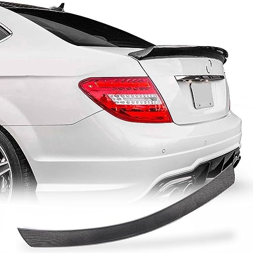 JC SPORTLINE Carbon Fiber Trunk Spoiler Mercedes W204