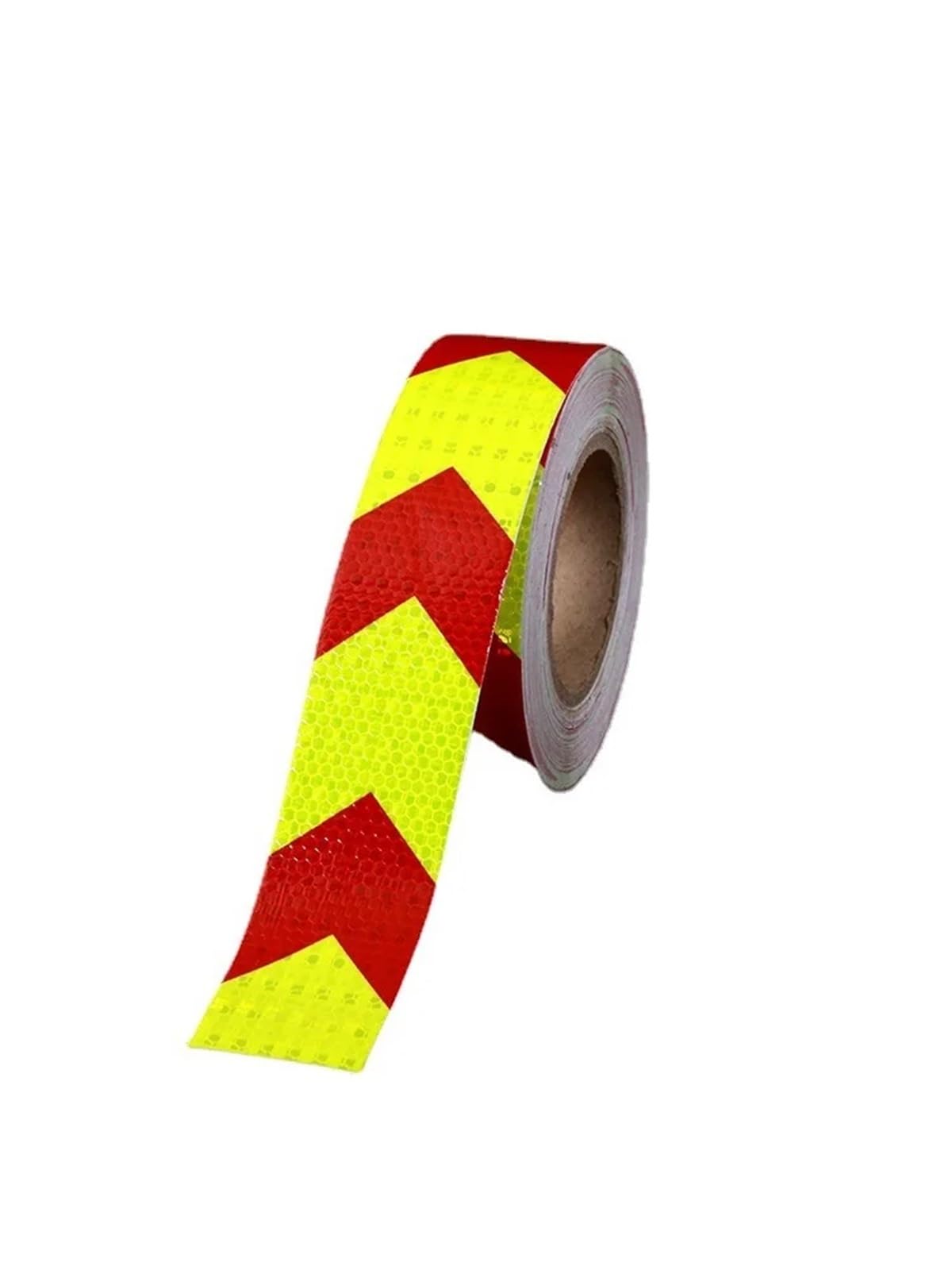 Yuzguhey Red Arow Reflective Tape, Self Adhesive Fluorescent Reflector Warning Tape, Red Arrow 5Cm X 300Cm Pack Of 3