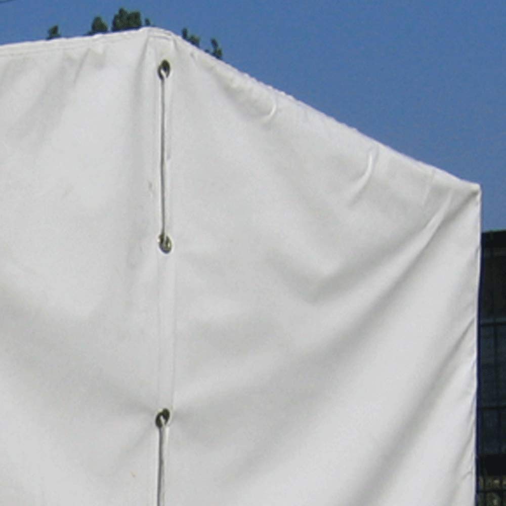 Sellstrom Cepro Vinyl Heavy-Duty Outdoor Welding Tent, 17 oz. White PVC Fabric, White, 6.25' x 6.5' x 6.5', White, S97260