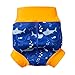 Splash About Happy Nappy Swim Diaper Shark Orange, 12-24 Months