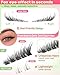 Focipeysa Wispy Lash Clusters Spiky Eyelash Clusters 10-18mm Eyelash Extensions Fox Eye Eyelash Right Left Individual Lashes Cat Eye Lashes Thin Soft Lash Extension Waterproof Lash Cluster