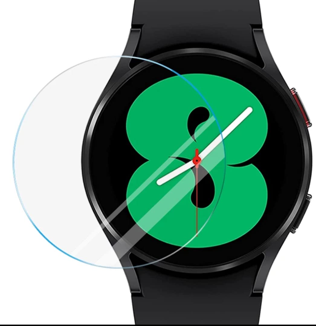 Dado Tempered Glass Screen Protector Compatible with Samsung Galaxy Watch 4 44 mm, Anti scratch screen protector (1 Pack)