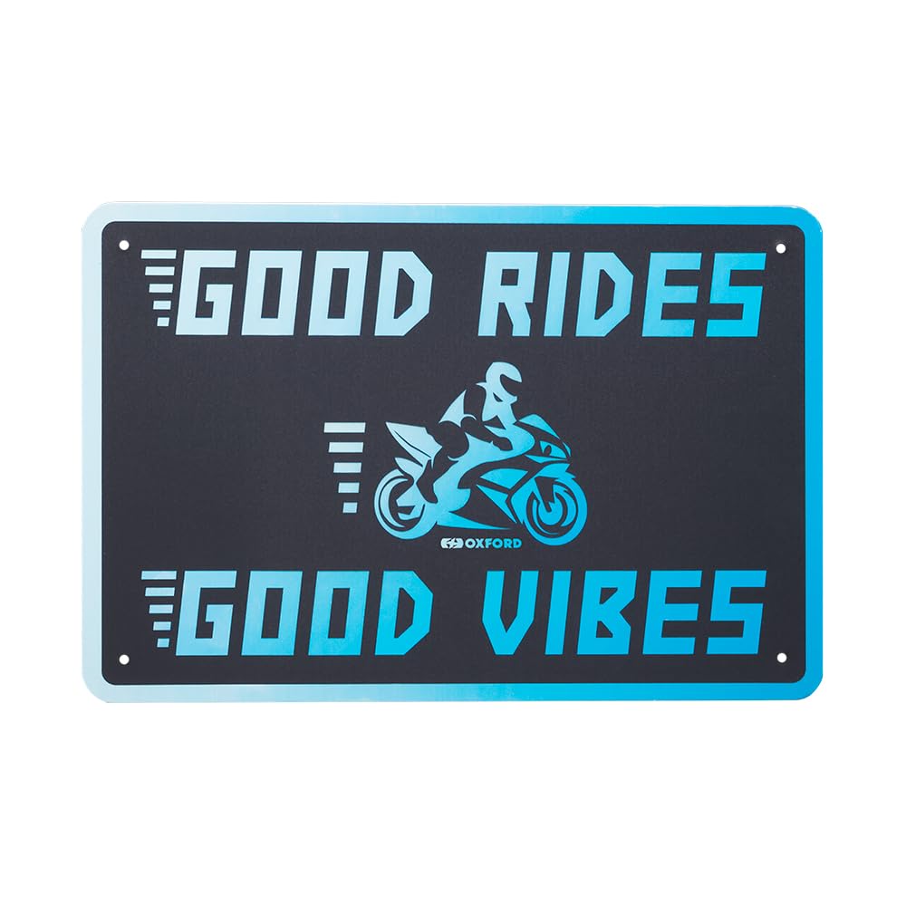 Oxford Products Motorcycle Metal Sign. Garage, Shed, Workshop.
