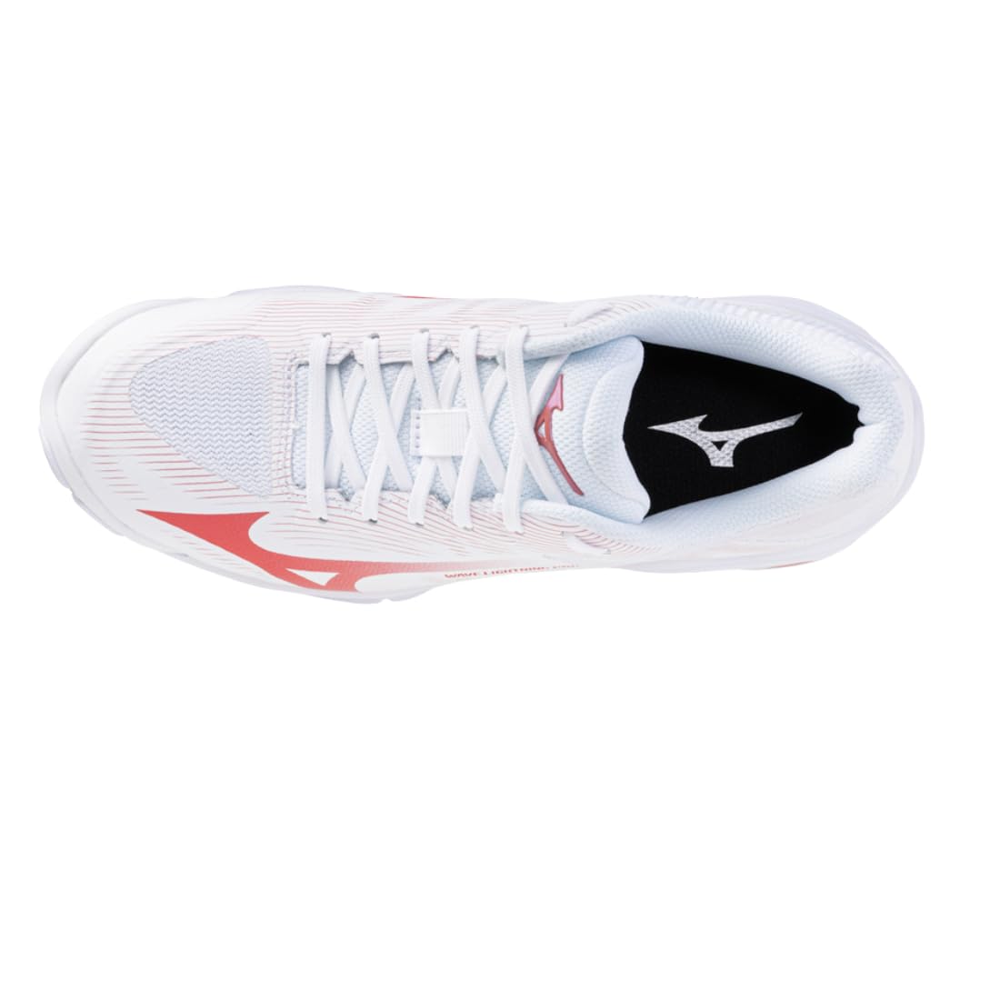 Mizuno Zapatillas Wave Lightning Pro Blancas/Rojas Mujer 2026