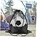 Milisten 1pcs Drawstring Mesh Bag for Basketball Soccer Volleyball Storage Pouch for Sports for School Teams and Outdoor Activities Capacity Easy to Carry