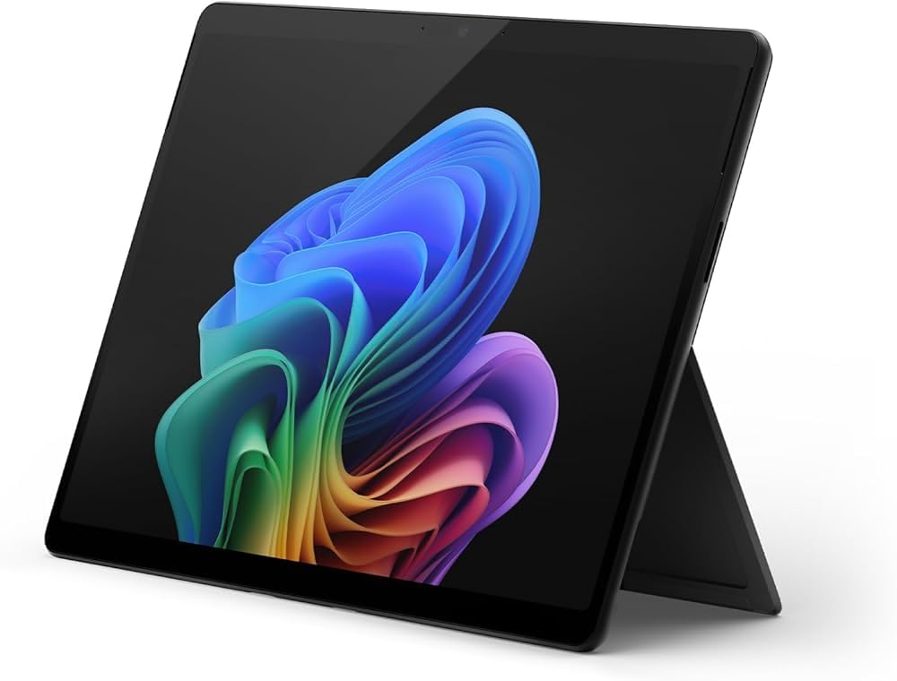 Microsoft Surface Pro (nie zawiera ładowarki) | Copilot+ PC | Ekran dotykowy 13" | Snapdragon X Plus | 16 GB RAM | 512 GB SSD | Najnowszy model, 11. edycja | Windows 11 Home | Czarny