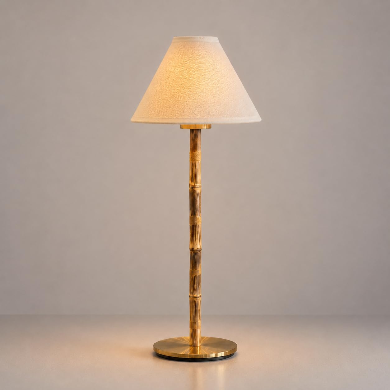 Bamboo Cordless LED Table Lamp – Rechargeable 24-Hour Battery