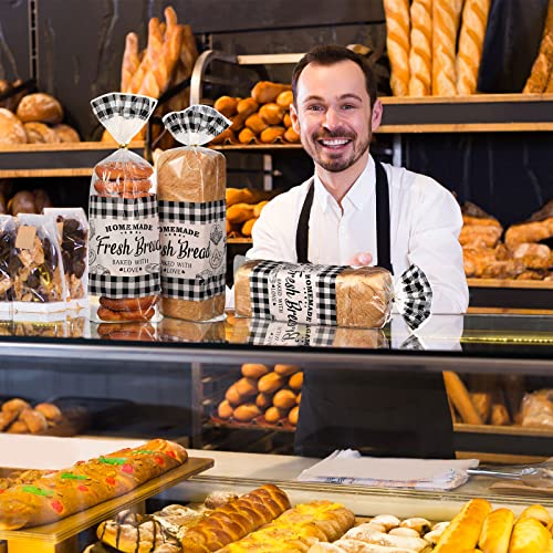 Bolsas de pan de plástico de Navidad para tus recetas caseras festivas 6