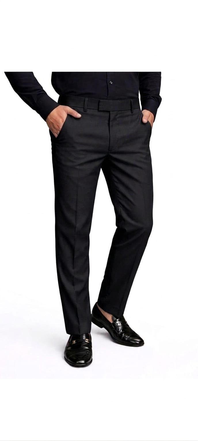 Men puna Pant Regular Fit Flexi Elastic Casual Pants Cotton Blend Stylish Office Trousers Pyjama Comfortable Ethnic Wear tu Pockets Festive Traditional (Available in Plus Sizes)-image-14