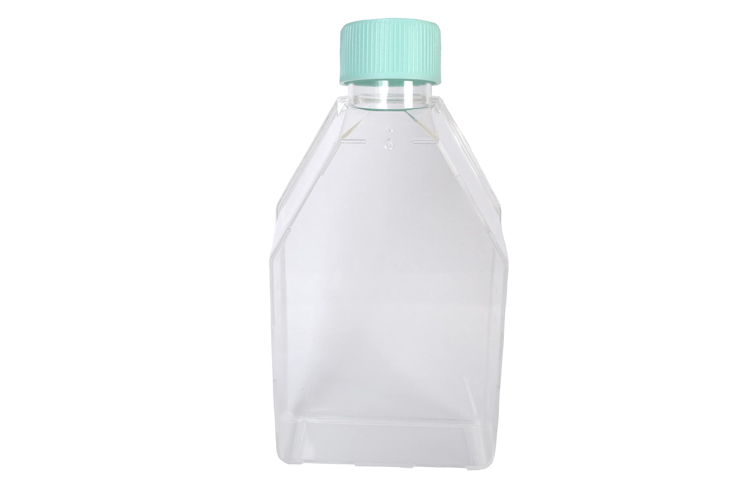 Petaca de poliestireno de 250 ml sin tratamiento (5 cajas de 5 frascos; 25 frascos en total)