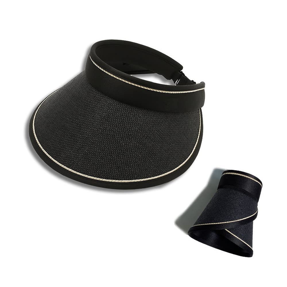 GLAITC Sombrero de Paja, Sombrero de Sol Sombrero Protección UV Gorra de Verano Sombrero para Mujer Gorra Proteccion Solar Sombrero Playa Sombrero Verano para Turismo, Camping
