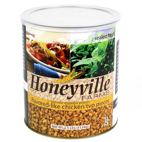 Chicken Flavored Textured Vegetable Protein TVP - 2.5 Pound Can