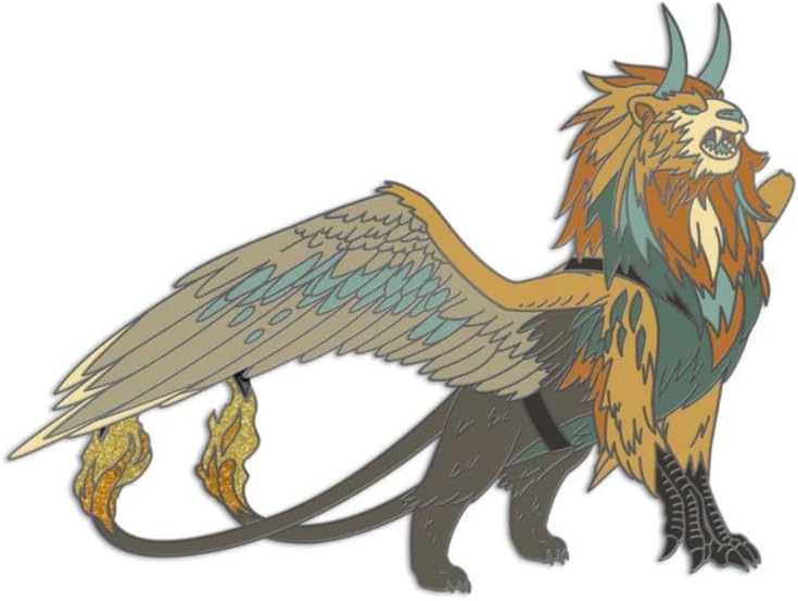 What's Your Passion Jewelry The Dragon Prince Inferno Tooth Tiger Pin