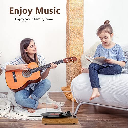 VIFLYKOO Platine Vinyle Bluetooth, Tourne Disque avec 2 Haut-parleurs Stéréo, Trois Vitesse 33/45/78, Prise en Charge de… - Les Beatles, Paul McCartney, John Lennon, RIngo Starr, George Harrison VIFLYKOO Platine Vinyle Bluetooth, Tourne Disque avec 2 Haut-parleurs Stéréo, Trois Vitesse 33/45/78, Prise en Charge de… – Image 8