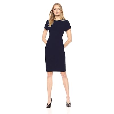 Calvin Klein Tulip Sleeve Sheath Dress Women
