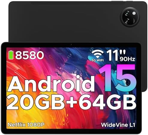 DOOGEE Tab A9+ Tablet 11 Pulgadas, 8580mAh, 20GB RAM+ 64GB ROM (T...