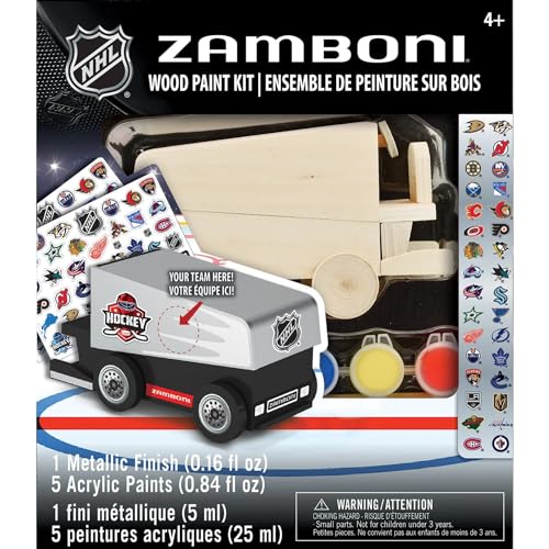 Works of Ahhh... MasterPieces Craft Kits - NHL Zamboni Wood Paint Kit