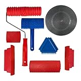 Komplette Malset Mit Trockenbauwänden Texturwalzen Und Walzenrahmen Für Die Wandflächen Täglich....