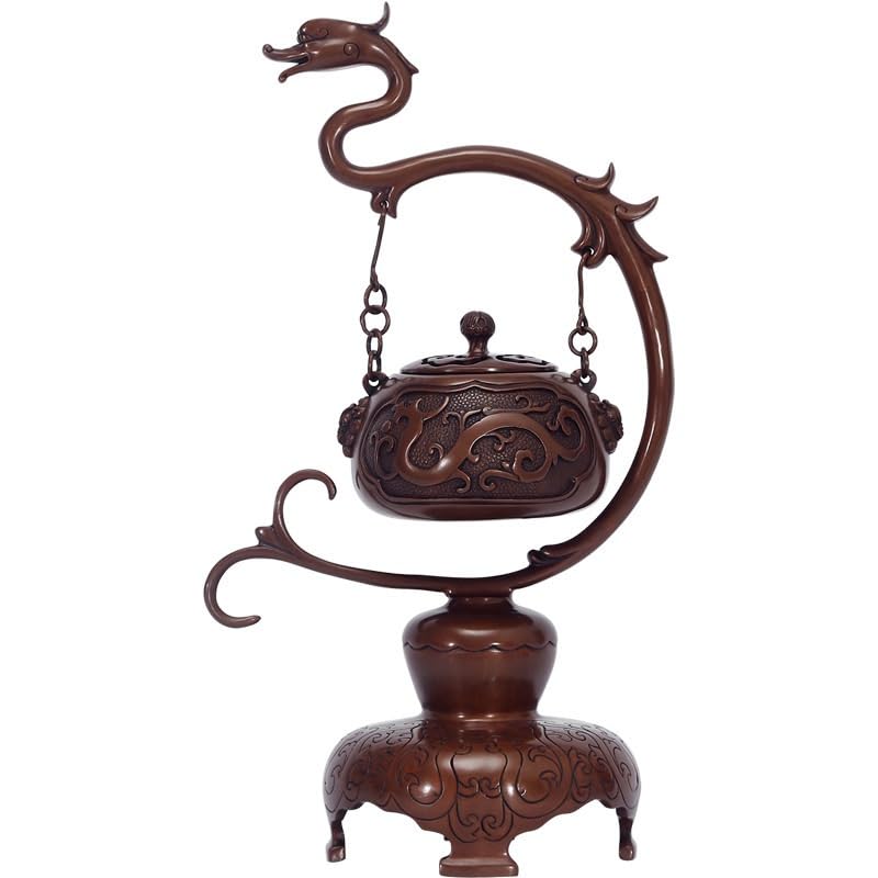 Incense Holder Copper Hanging Incense Burner Home Incense Supplies Incense Burner Sandalwood Agarwood Aromatherapy Burner Ornaments Incense Burner