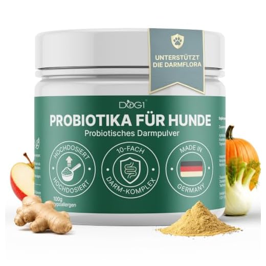 Premium Probiotika für Hunde, 100 g