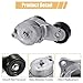 X AUTOHAUX Drive Belt Tensioner Pulley Assembly for Acura MDX RL TL for Honda Accord Odyssey Pilot Ridgeline AC Belt Tension 31170-RCA-A01 31170RCAA01 31170RV0A01