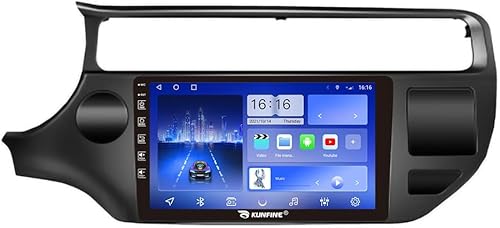 Miniatura 37 de Kunfine Coche Android Navegación Estéreo GPS Radio Reverse Cámara Pantalla 9 "IPS Pantalla Táctil Headunit Tablet Pad Media Player para Kia Rio