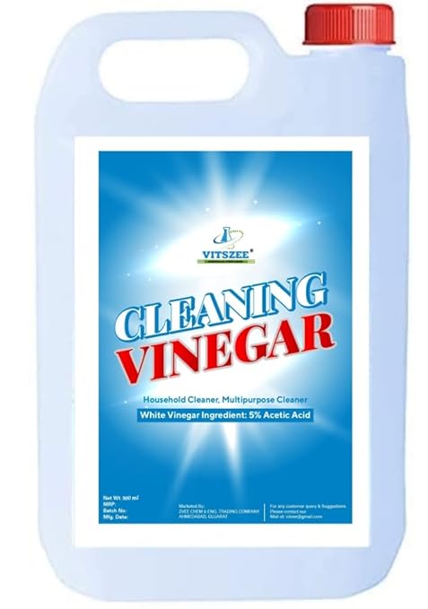 VITSZEE CHEMICALS FERTILIZERS Vinegar for Household Cleaning Purpose | Synthetic | White | All Purpose cleaner. | 900ml