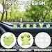5PCS Cute Luminous Frog Car Interior Accessories for Dashboard Decorations Rearview Mirror Decor,for Car Home Garden Office Computer Monitor Figurines Decor,Frog Gifts for Women Girl Men
