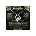 VIRAGIL To My Daughter Necklace - Daughter Gift From Mom And Dad, Pendant Necklace, Birthday And Box 5