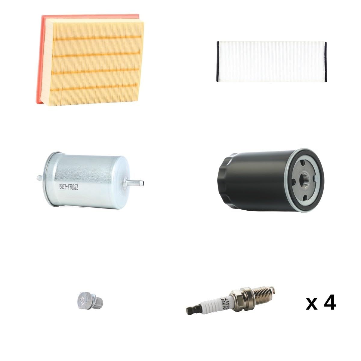 RIDEX 4682P9883 Kit Kit de servicio con junta tórica Gasolina
