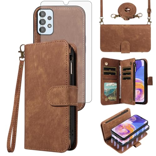Étui Samsung Galaxy A23 anti-perte avec bandoulière et coque détachable